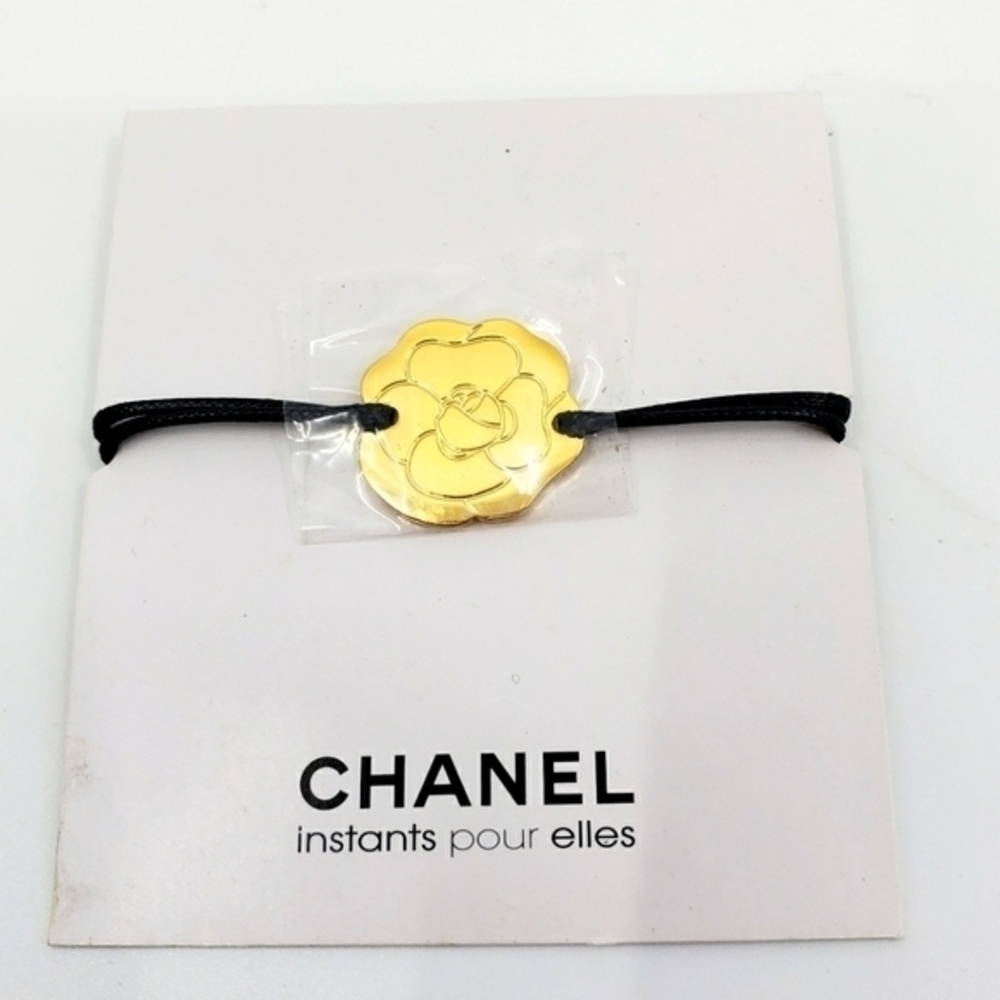 NWOT Chanel Gold plated Camelia Bracelet